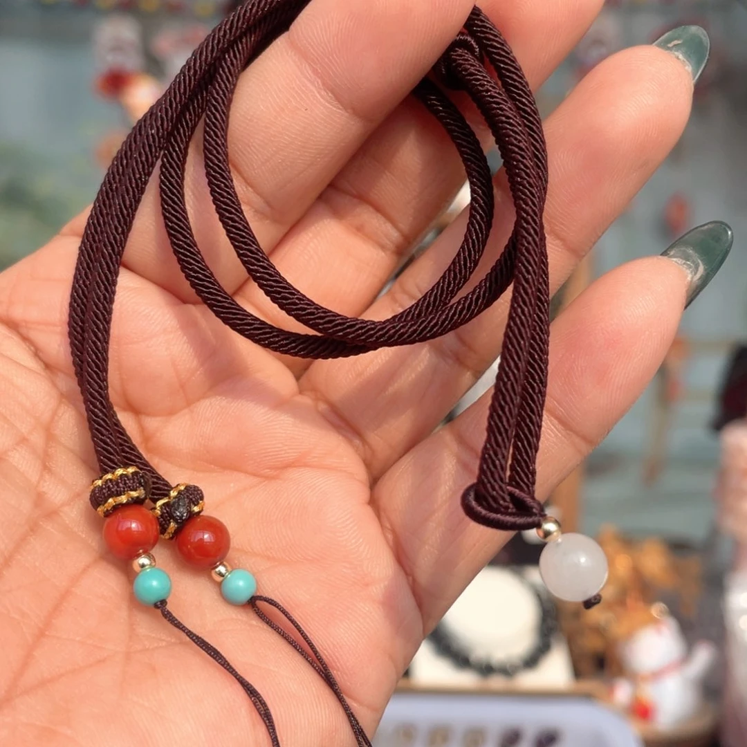 水晶手串未镶嵌项链绳一条