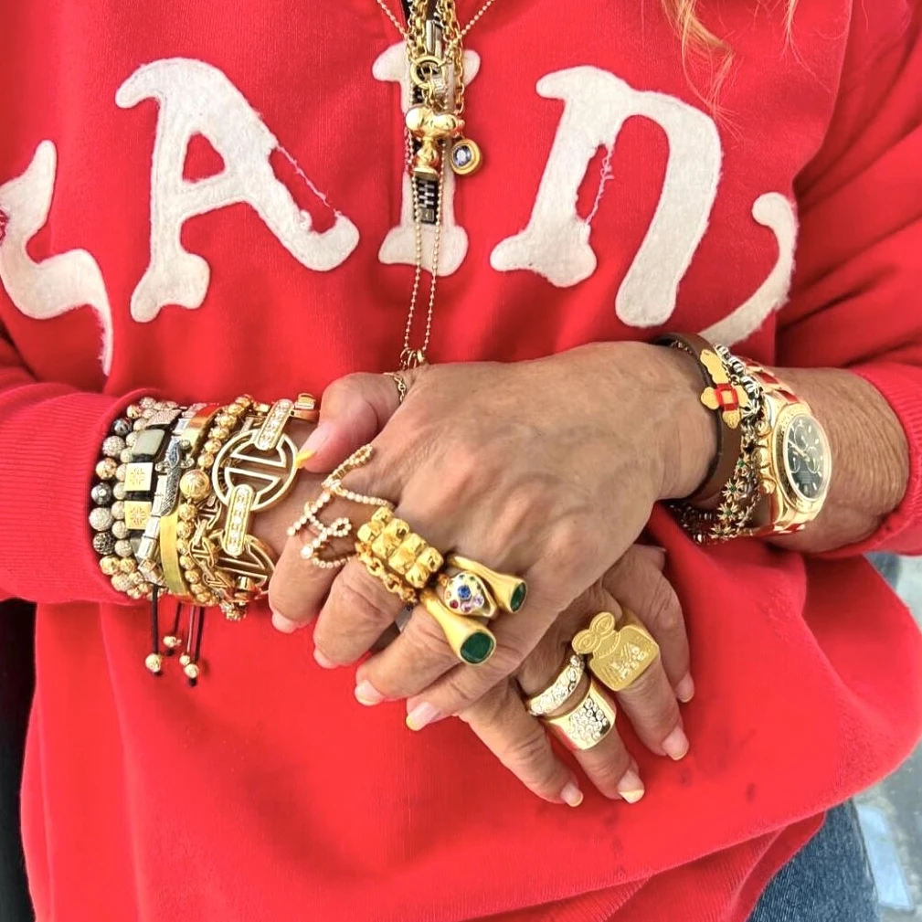 合金戒指 【戒指299】饰品合集耳夹复古vintage素款首饰