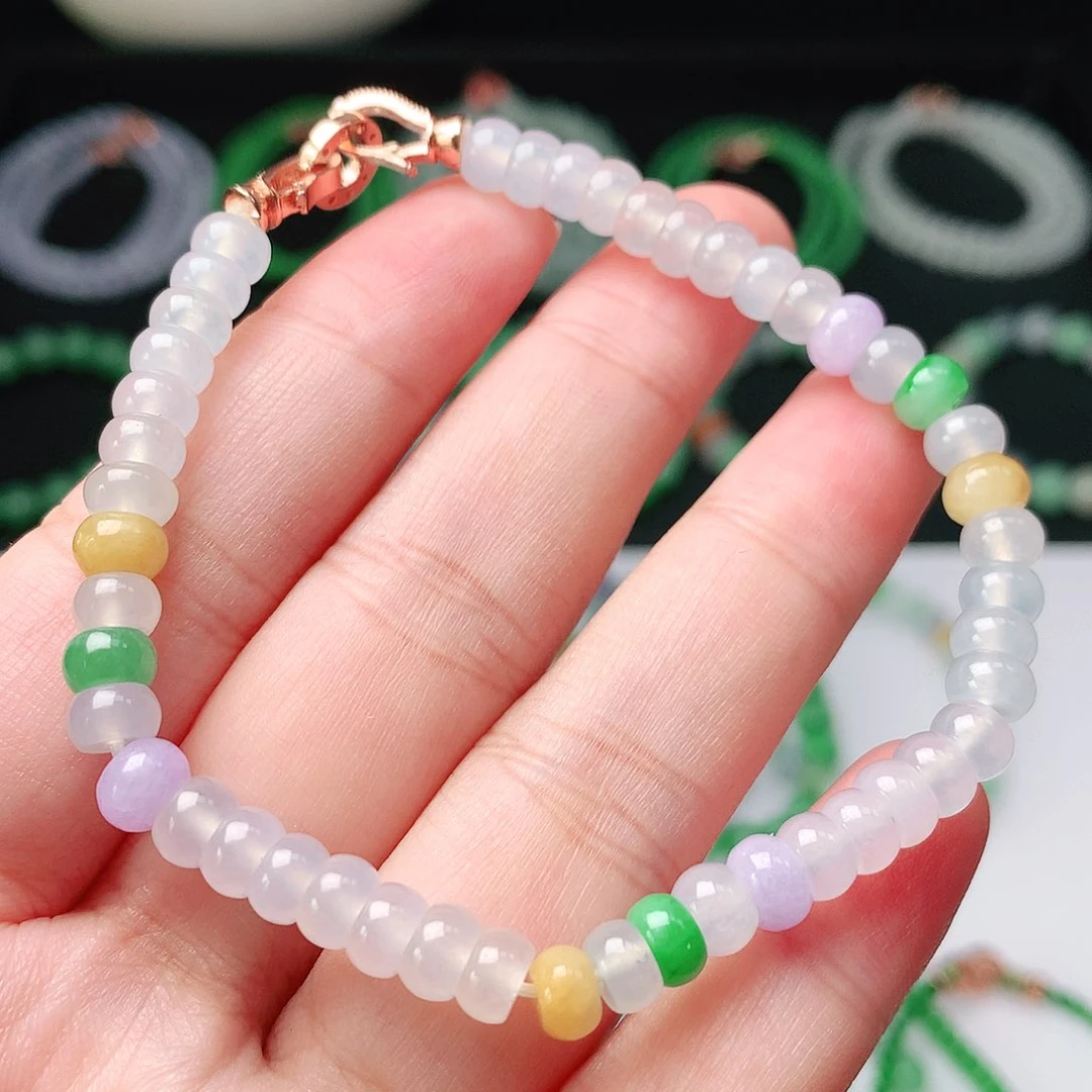 未镶嵌手链翡翠翡翠
