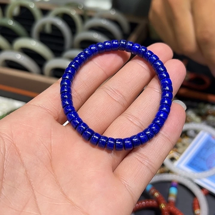 菓***妮未镶嵌青金石手串