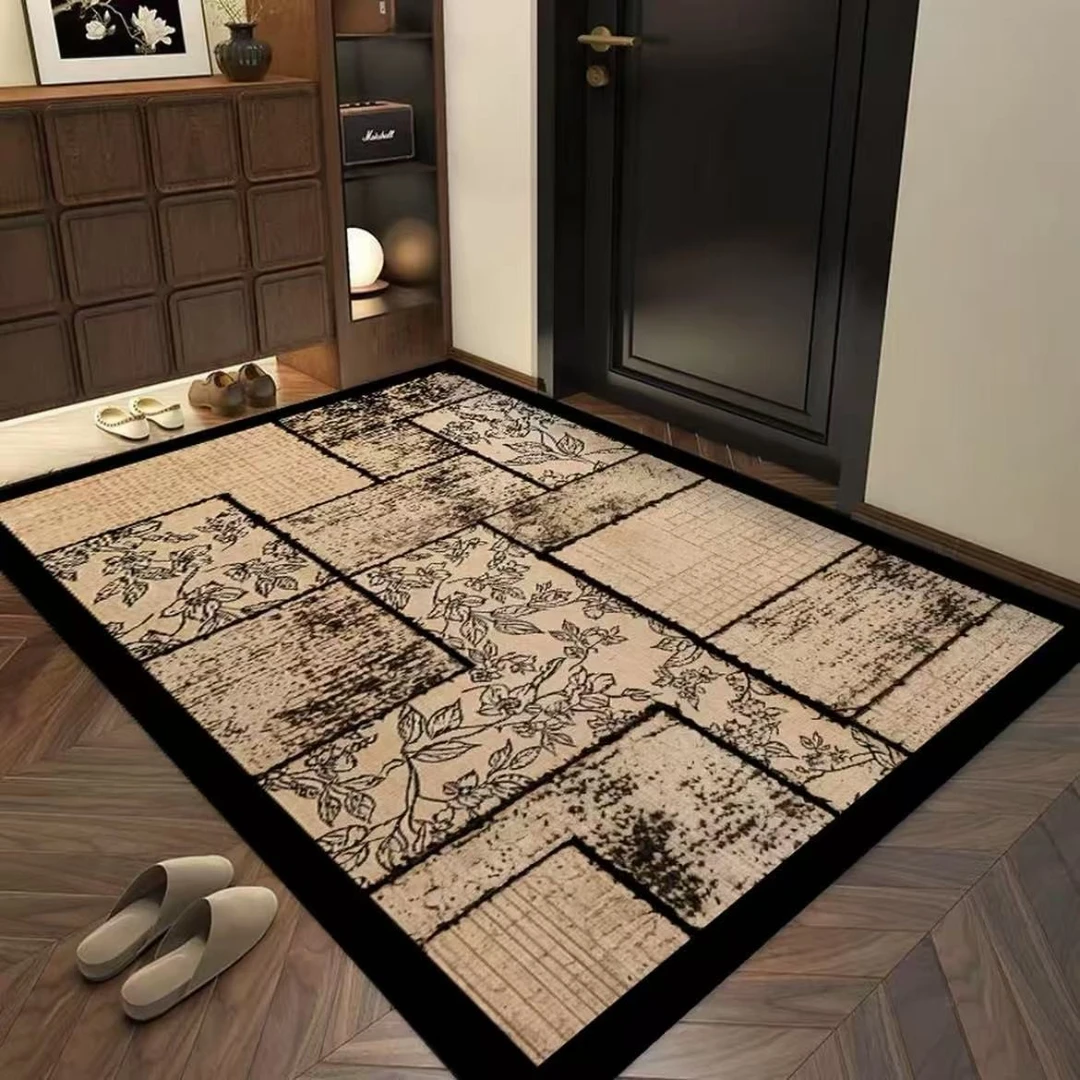 A122【160*100cm】科技绒地垫高级入户门地垫玄关卧室走廊垫