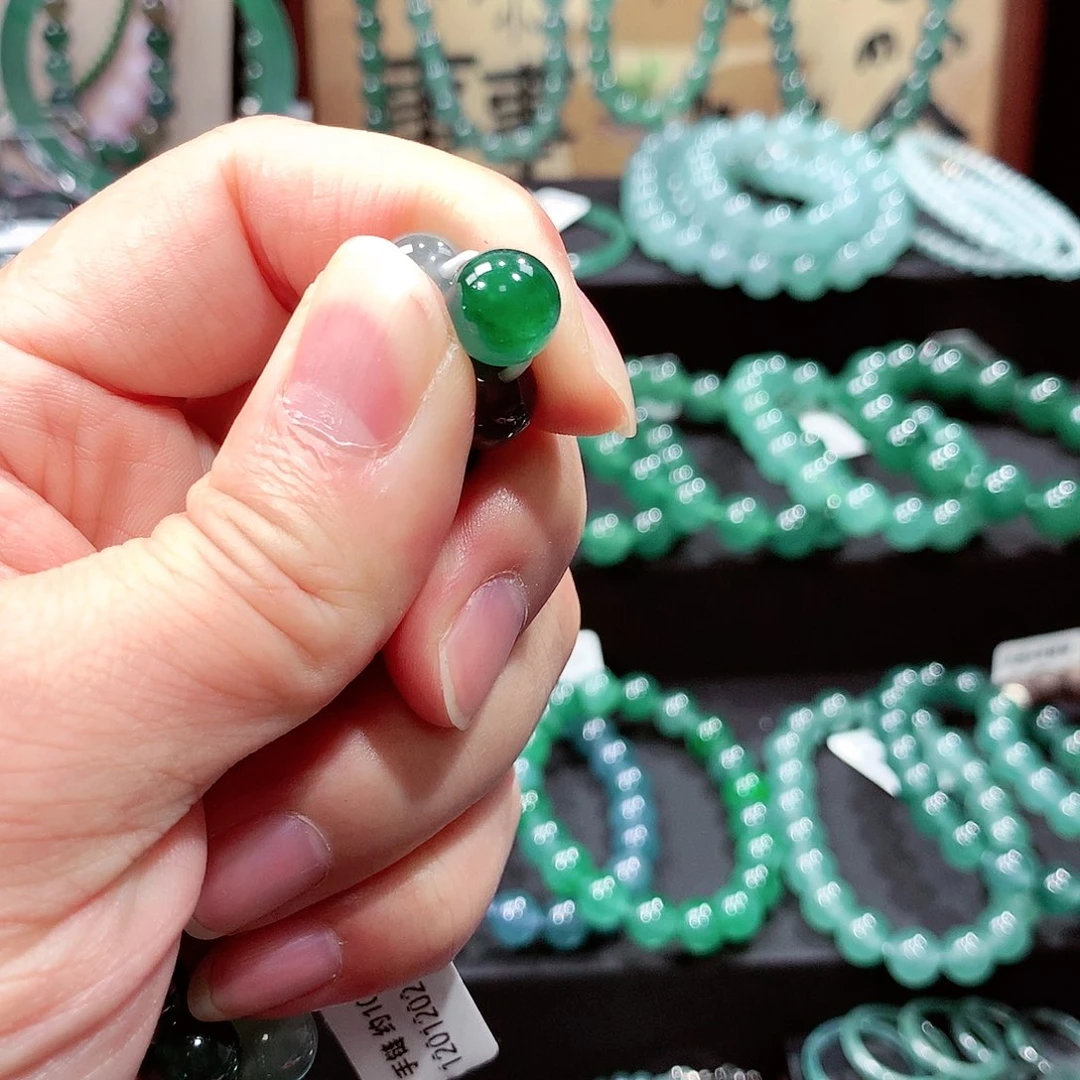 P***.翡翠未镶嵌手链卡10