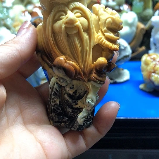 用***3石材家居装饰摆件寿星