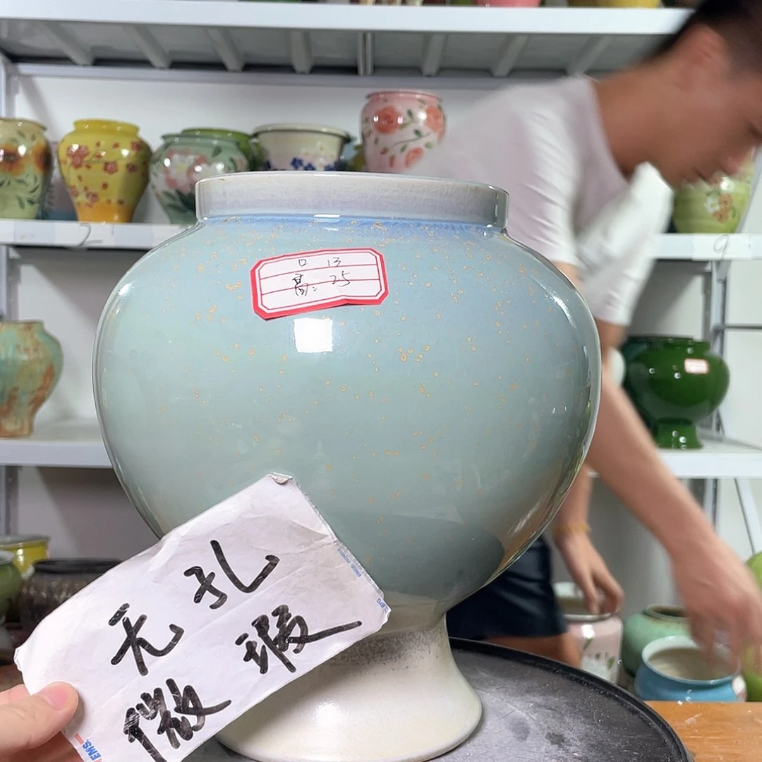 景德镇陶瓷花盆花器暇256