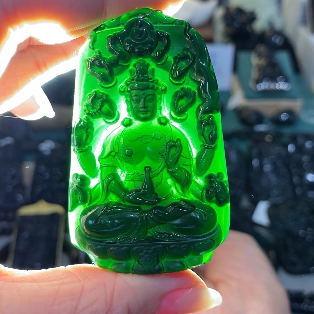 未镶嵌蛇纹石玉颈饰
