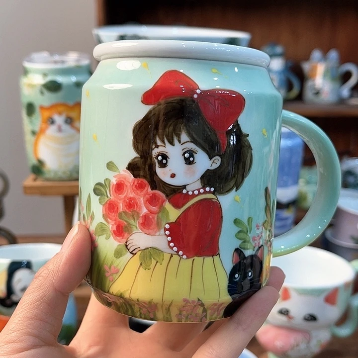 陶景德镇釉下手绘陶瓷