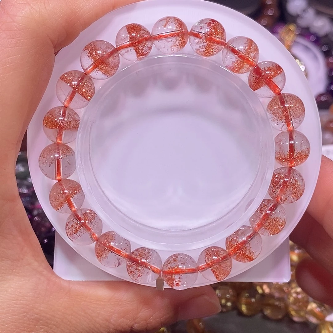 未镶嵌手链水晶金草莓9.8