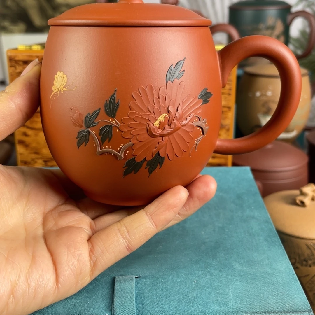 紫砂茶杯紫砂盖杯