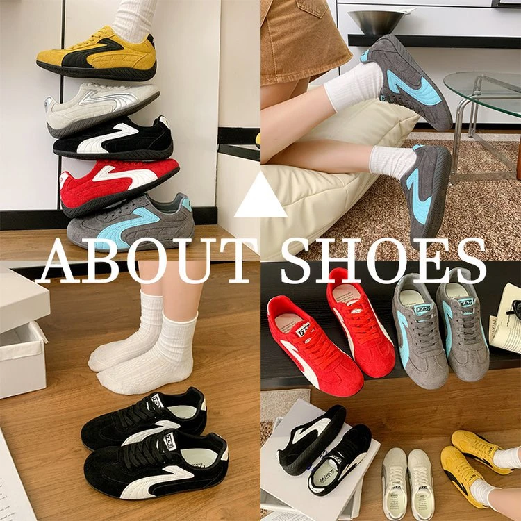 2025新款爆款软底复古德训鞋女款轻便透气增高小众百搭ins阿甘鞋