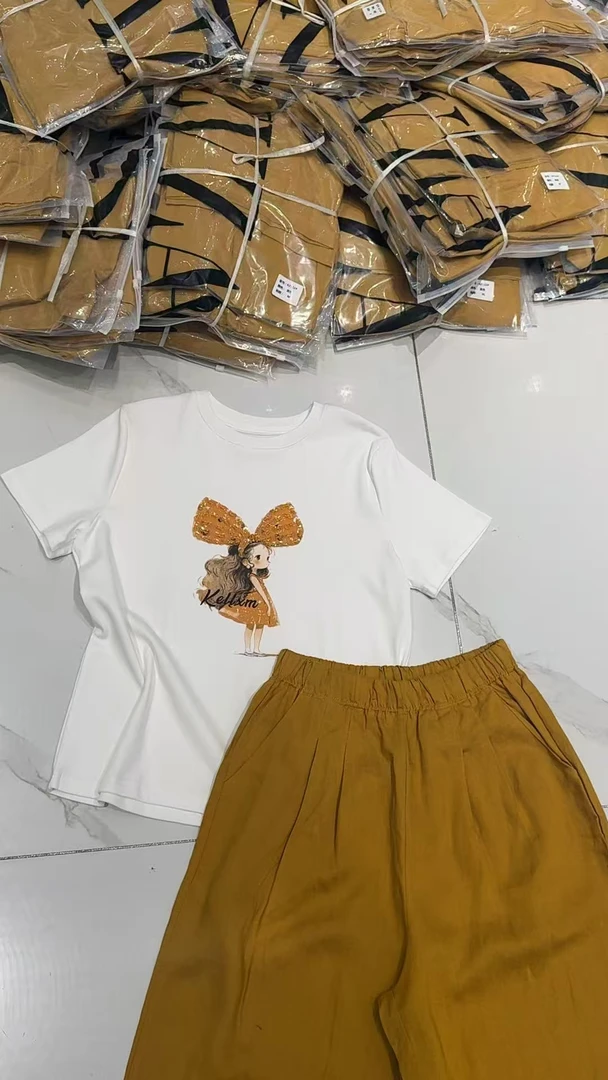 名媛家时尚精品欧货高版本小女孩短袖