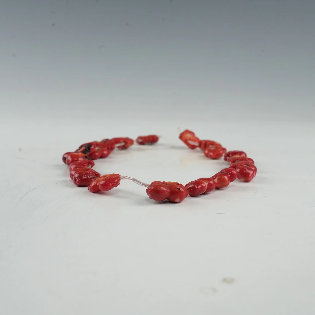 lot120329 清代 三多项链