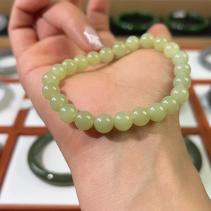 和田玉（糖玉）未镶嵌手链