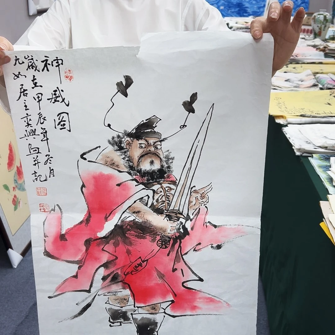 国画宣纸国画纯手绘作品，微瑕不售后