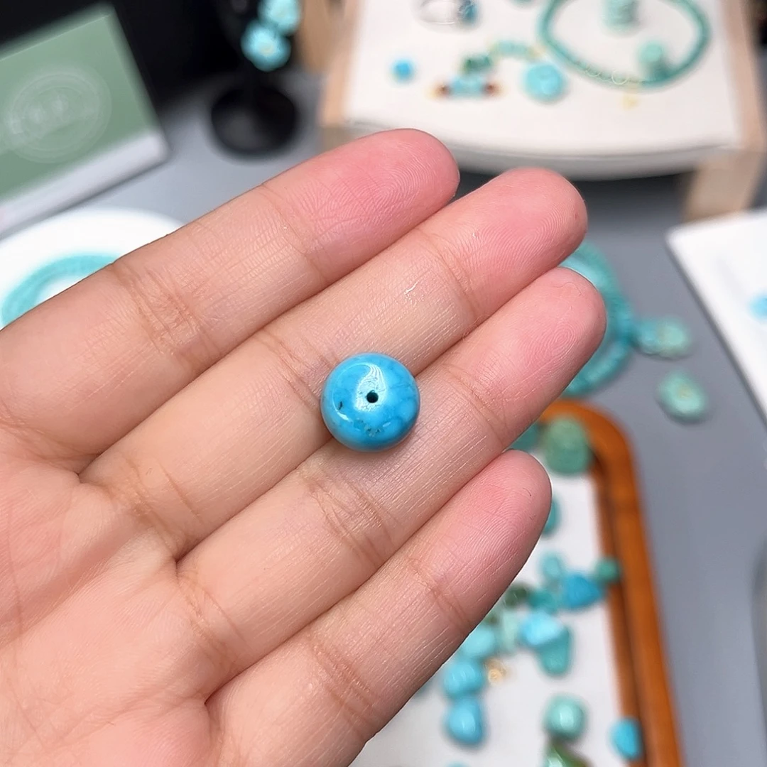 绿松石未镶嵌珠宝半成品