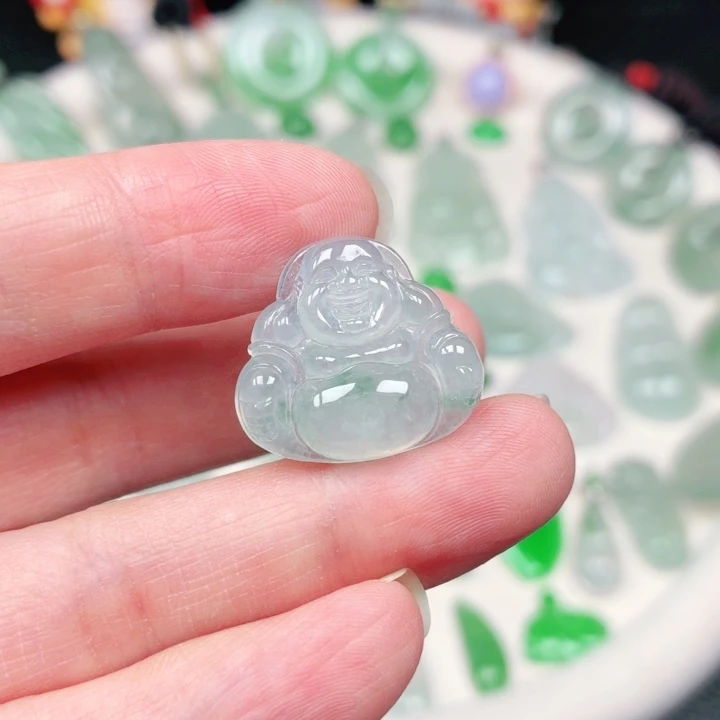 颈饰未镶嵌翡翠缅甸天然A货翡翠