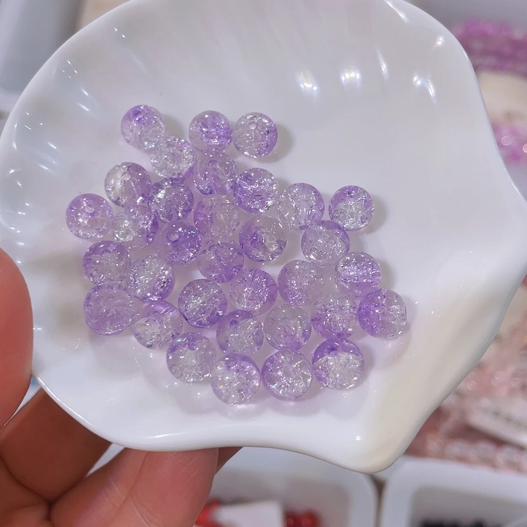 琉璃非金属珠珠珠100颗卡8