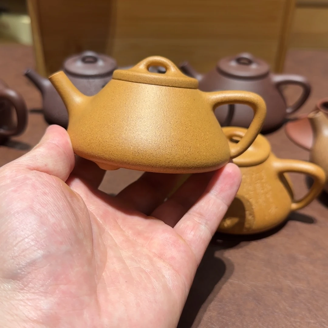 往***你紫砂茶壶冷金黄子冶