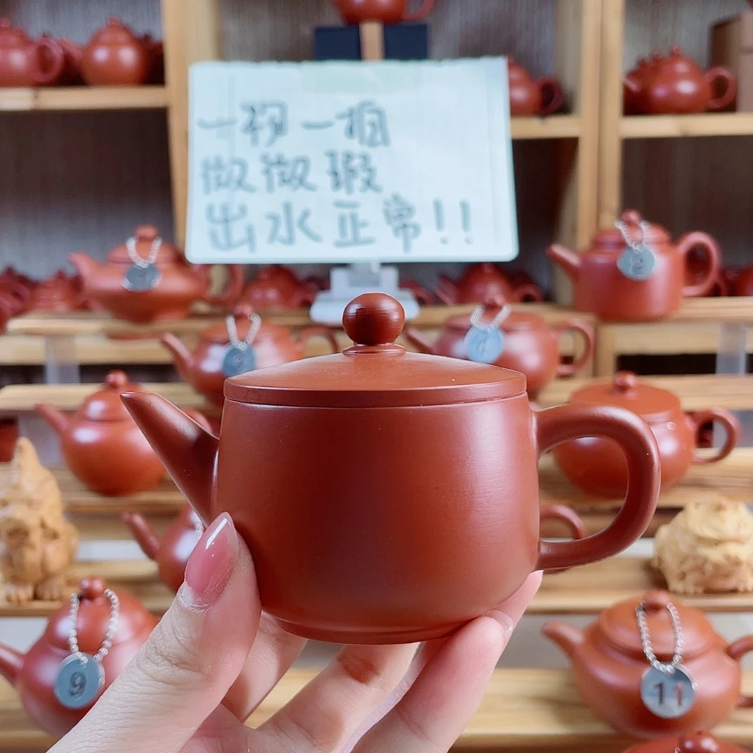 潮州手拉壶汉瓦100毫升 壶底微瑕