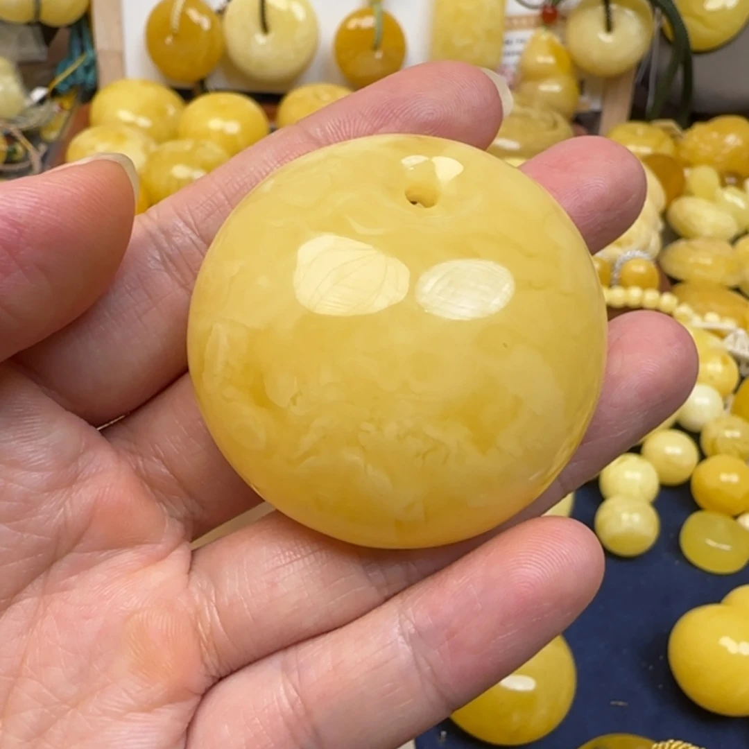 蜜蜡未镶嵌颈饰天然蜜蜡