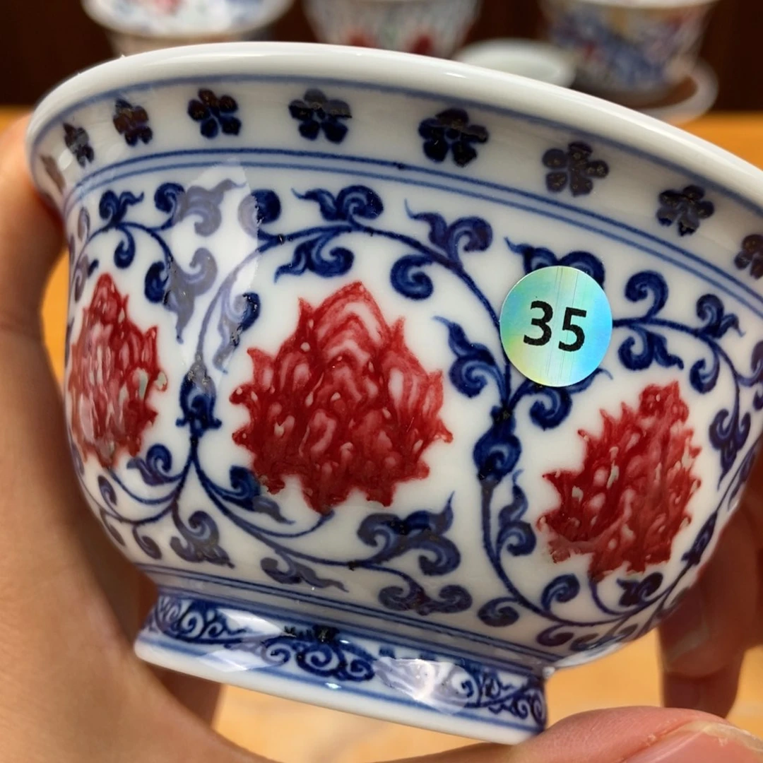 手绘现代茶具非古董