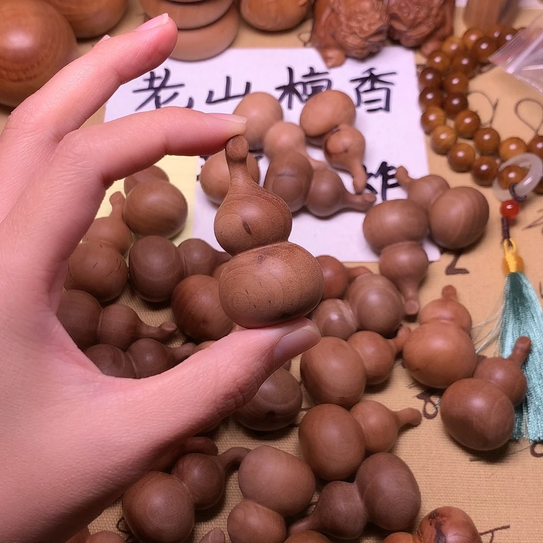檀香木手串/手链老山檀香葫芦瑕疵