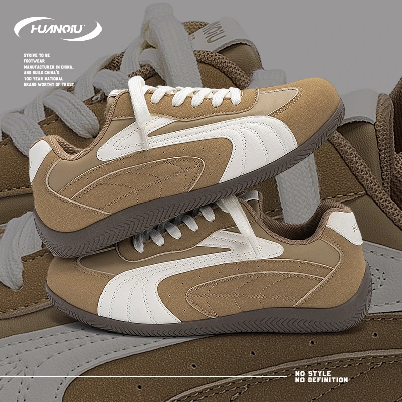 环球内增高德训鞋2025男鞋运动休闲板鞋薄底赛车鞋复古潮流时尚鞋