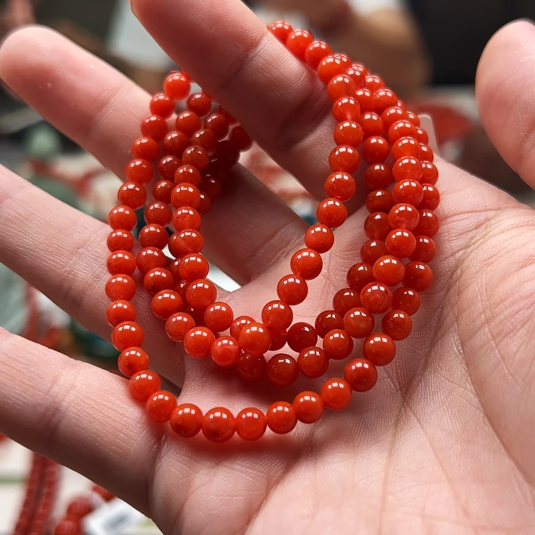 手串未镶嵌南红玛瑙