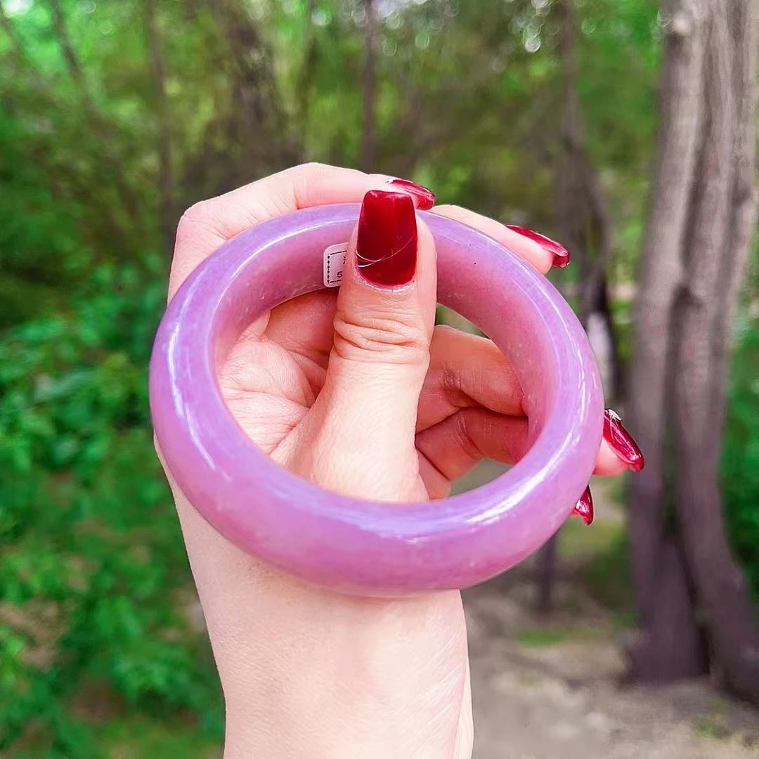 时尚冰透紫色精美高冰紫玉