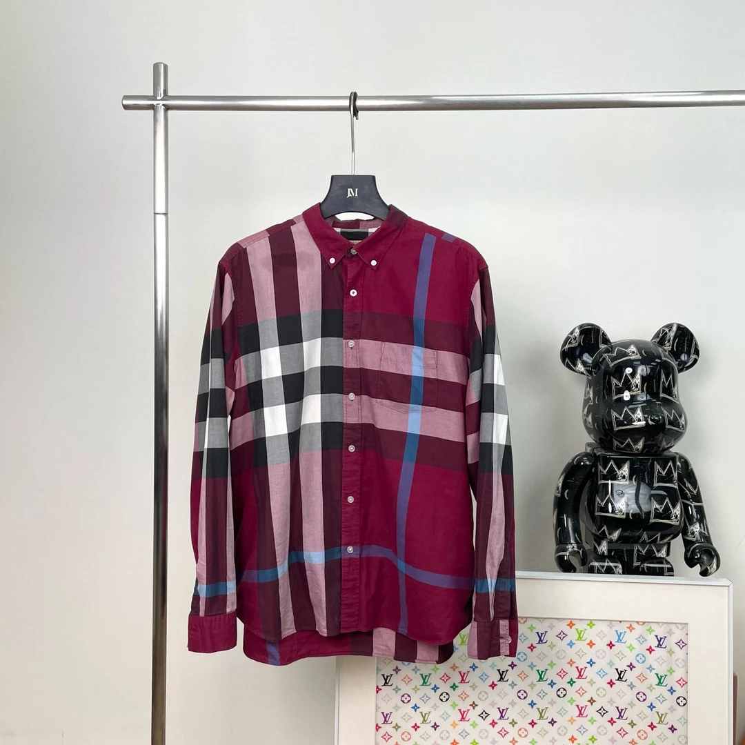 99新 BURBERRY/博柏利 6868/经典棉质衬衫/XXL码/95新/公价2200