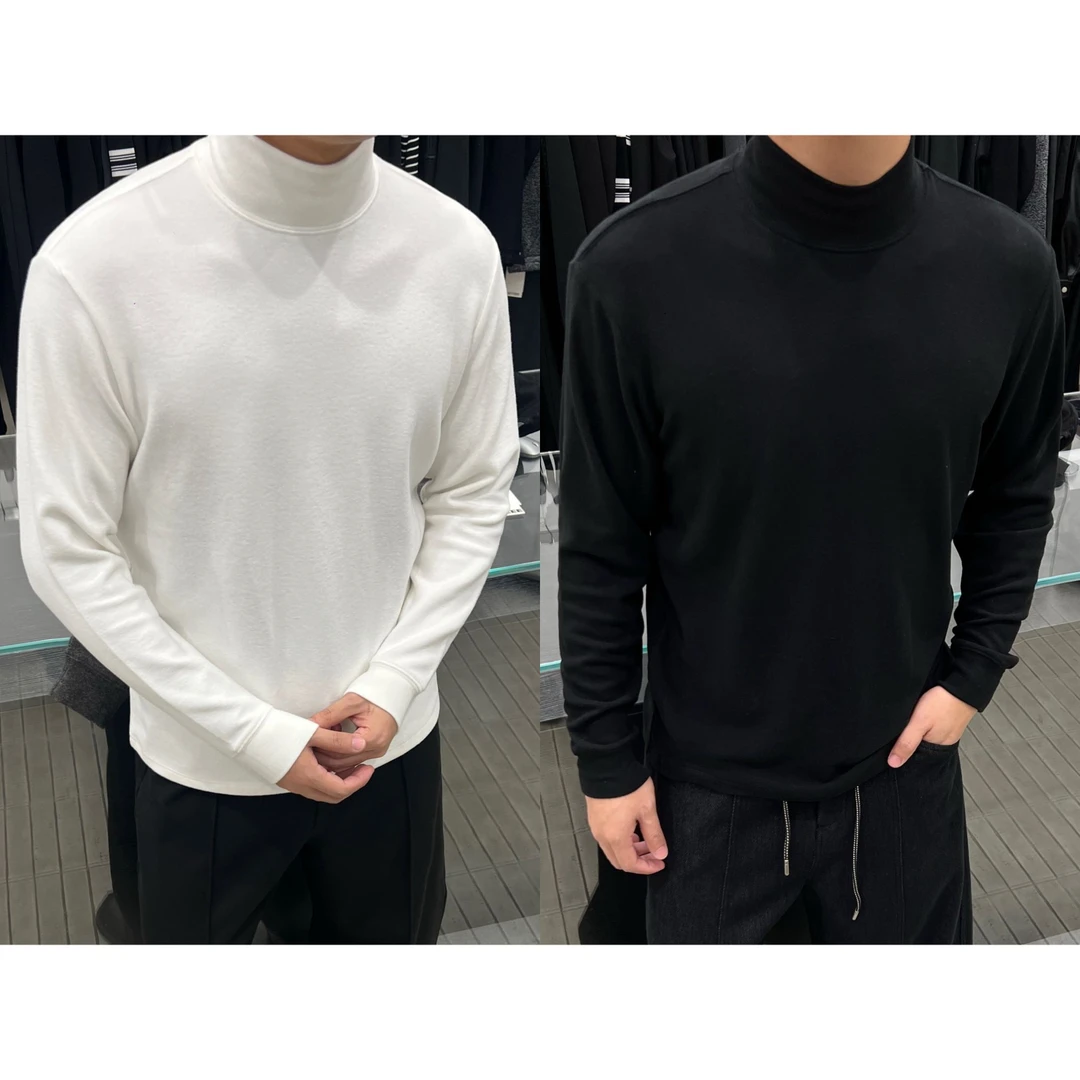 【YSFZ】软软糯糯！超弹！设计师高级感简约百搭款中高领打底衫