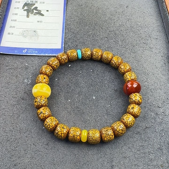 星月菩提吊坠手串