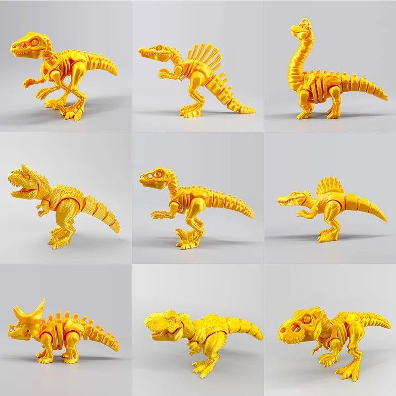 恐龙世界霸王龙玩具3d打印模型摆件侏罗纪恐龙仿真玩具拼装手办