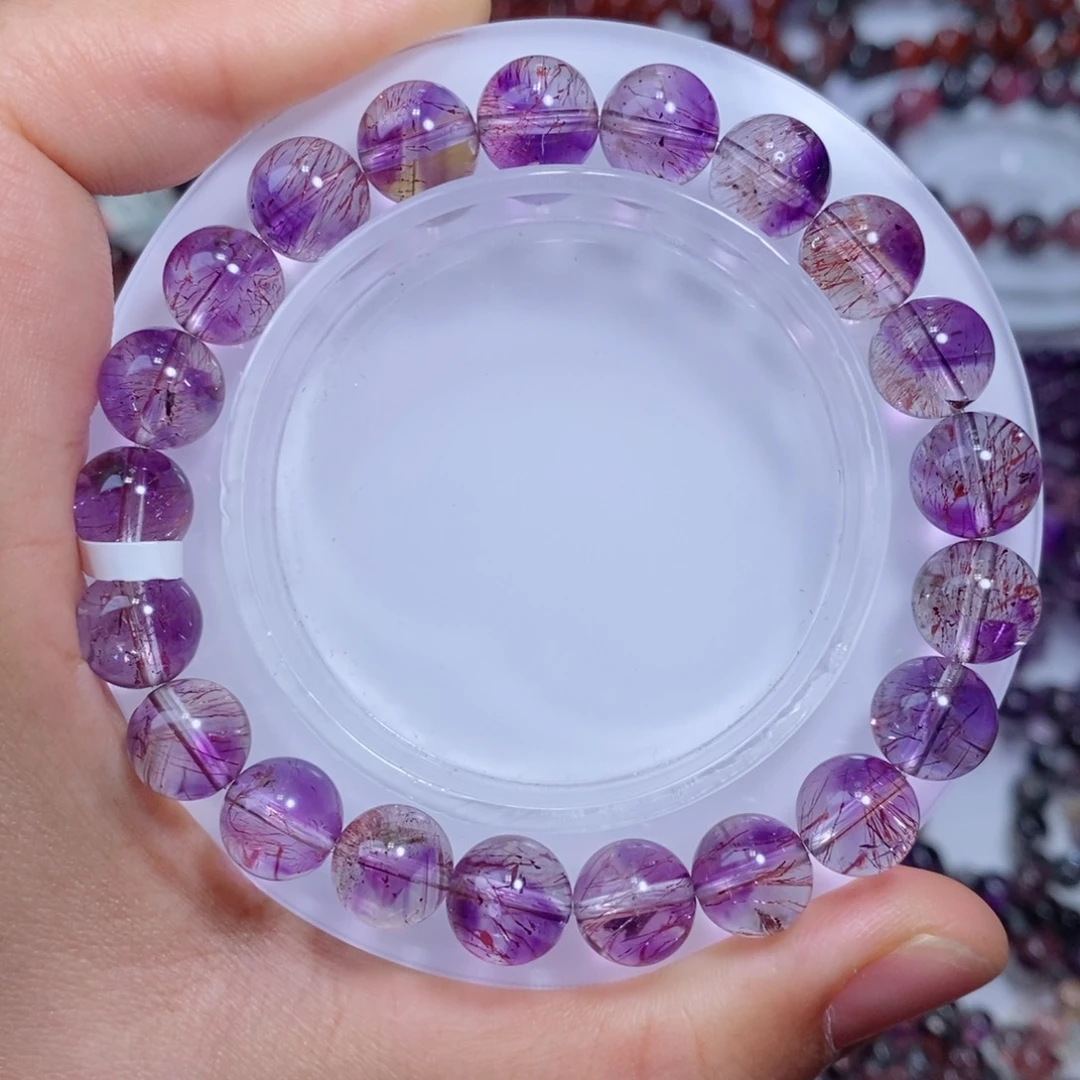 水晶手串未镶嵌超七