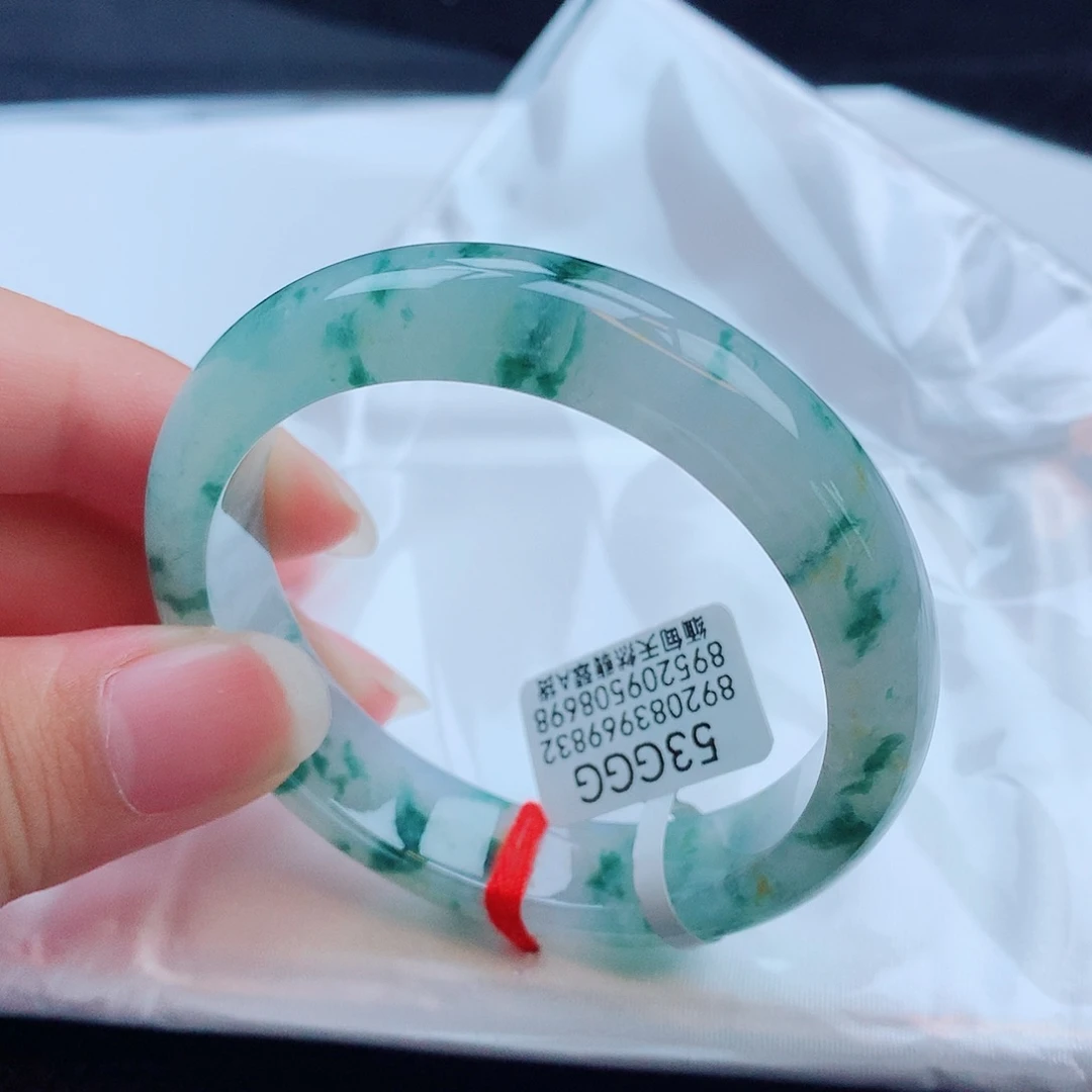 翡翠未镶嵌手镯天然缅甸翡翠A货手镯