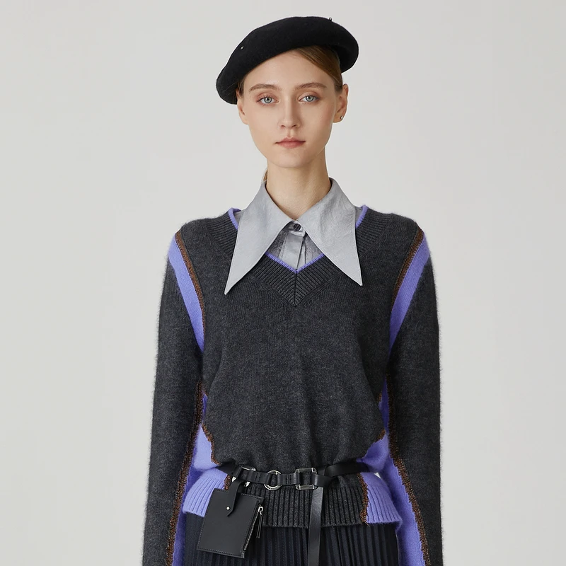 【九月】莱芙艾迪儿高级感针织上衣1W4M38003