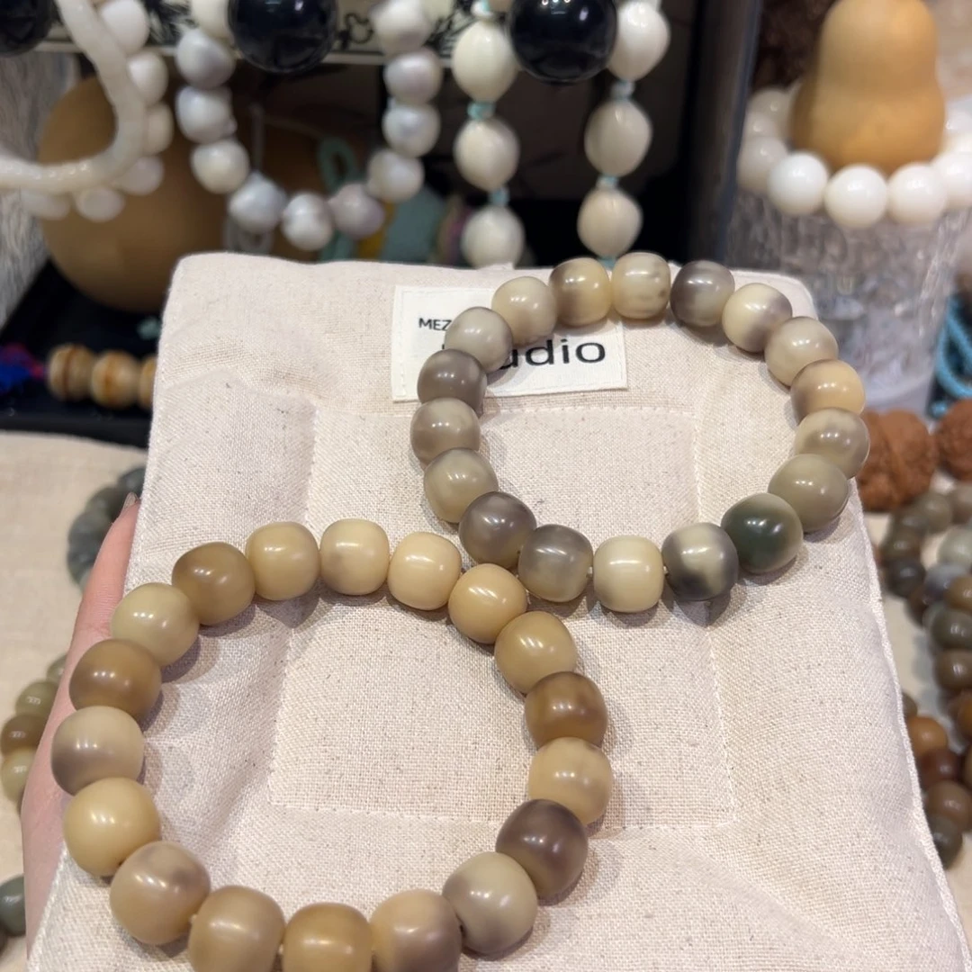 菩提根/象牙果吊坠牛奶泡芙卡14