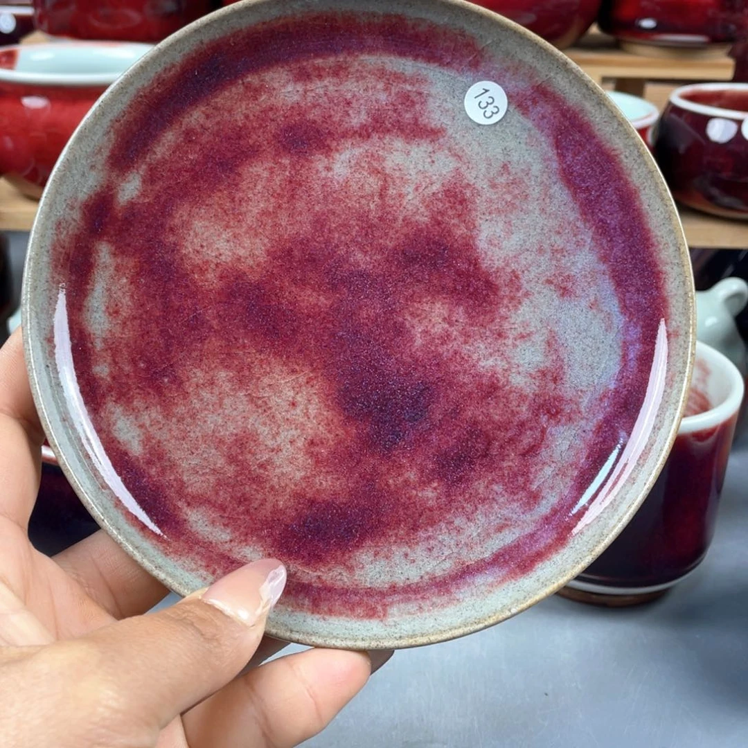 瓷片纯手工制作……微微瑕