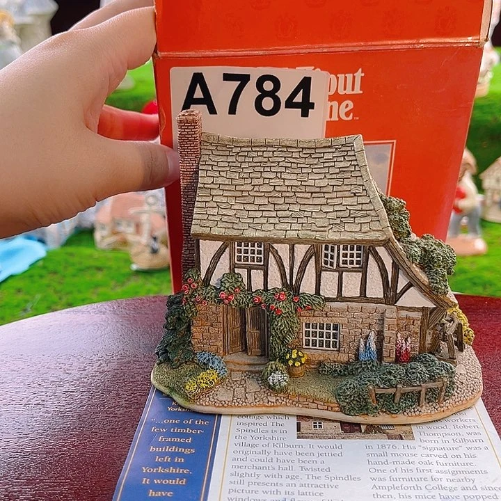 紫砂茶宠中古小房子微缩景观