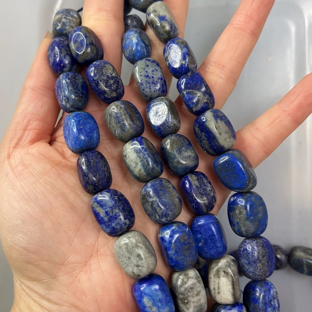 玛瑙/玉髓未镶嵌珠宝半成品，卡12x16老矿青金块一条