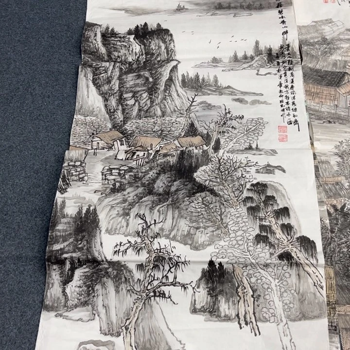 国画宣纸纯手绘字画