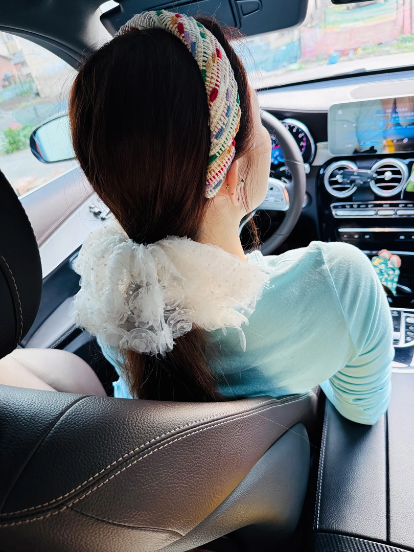 甜美风欧美风日韩发圈缎面宽边少女发绳时尚