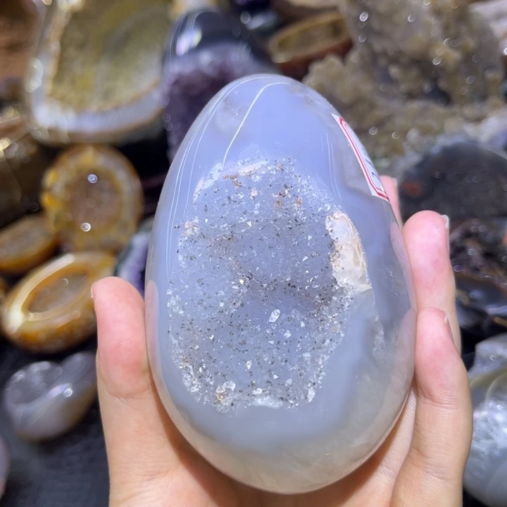 水晶未镶嵌发饰白晶蛋