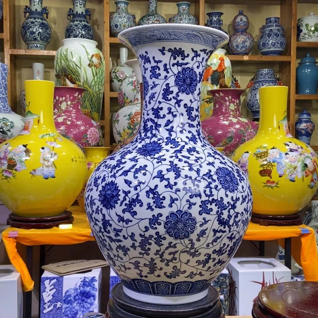 瓶景德镇陶瓷花瓶摆件