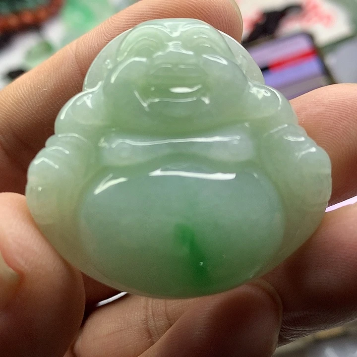 平***平翡翠未镶嵌吊坠(赠链)