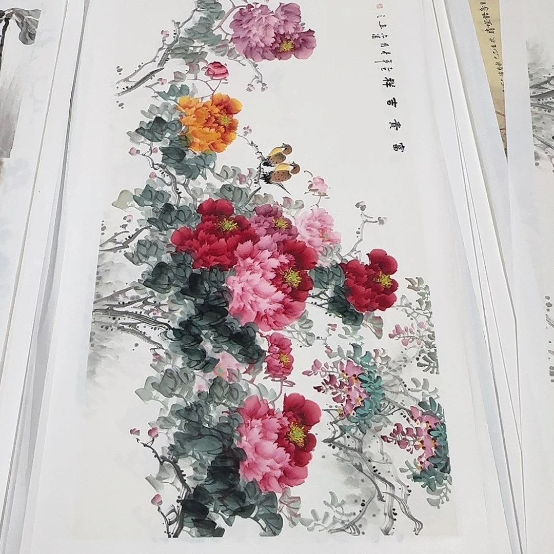 国画138*70纯手绘刘亦凌