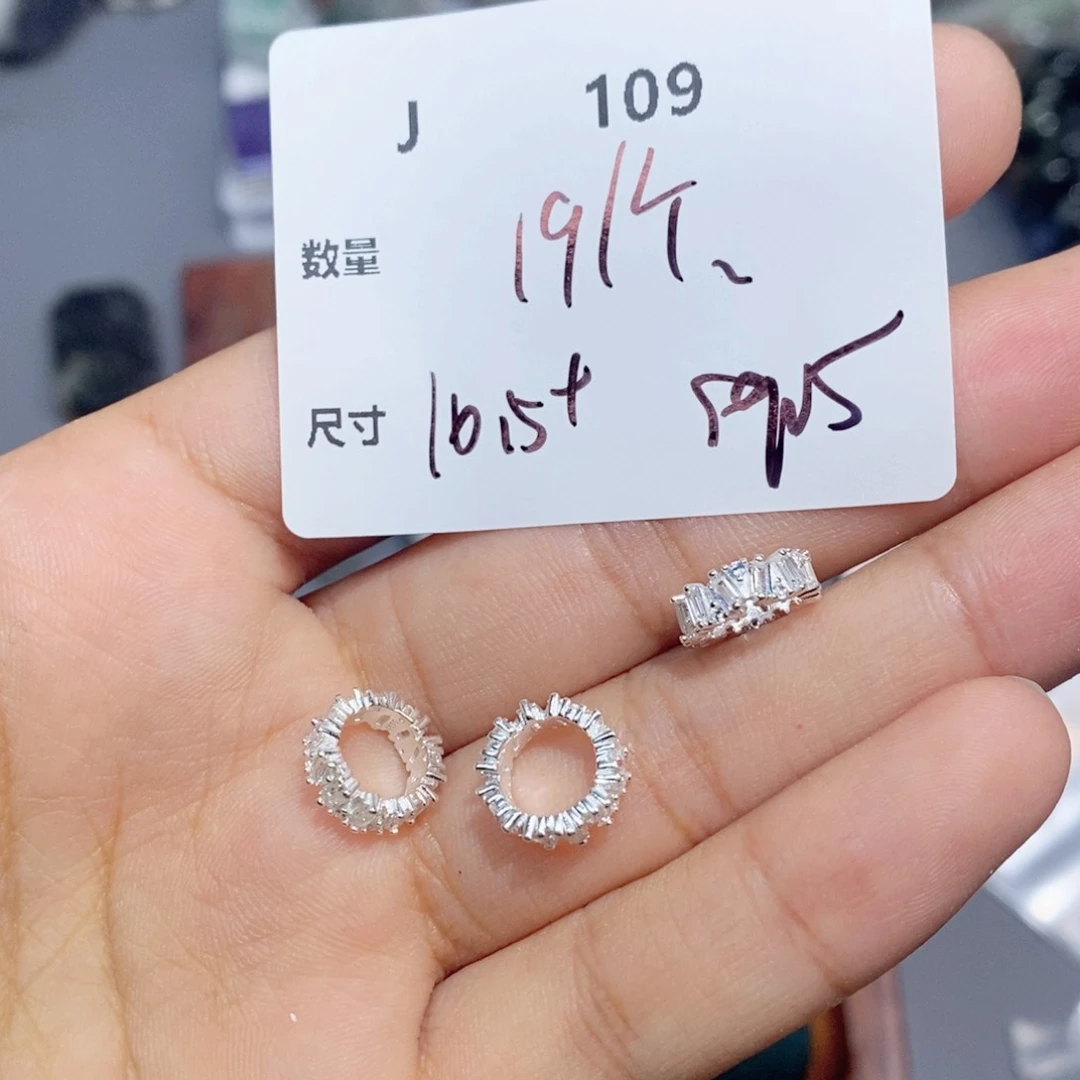 银S925镶嵌颈饰水晶J109