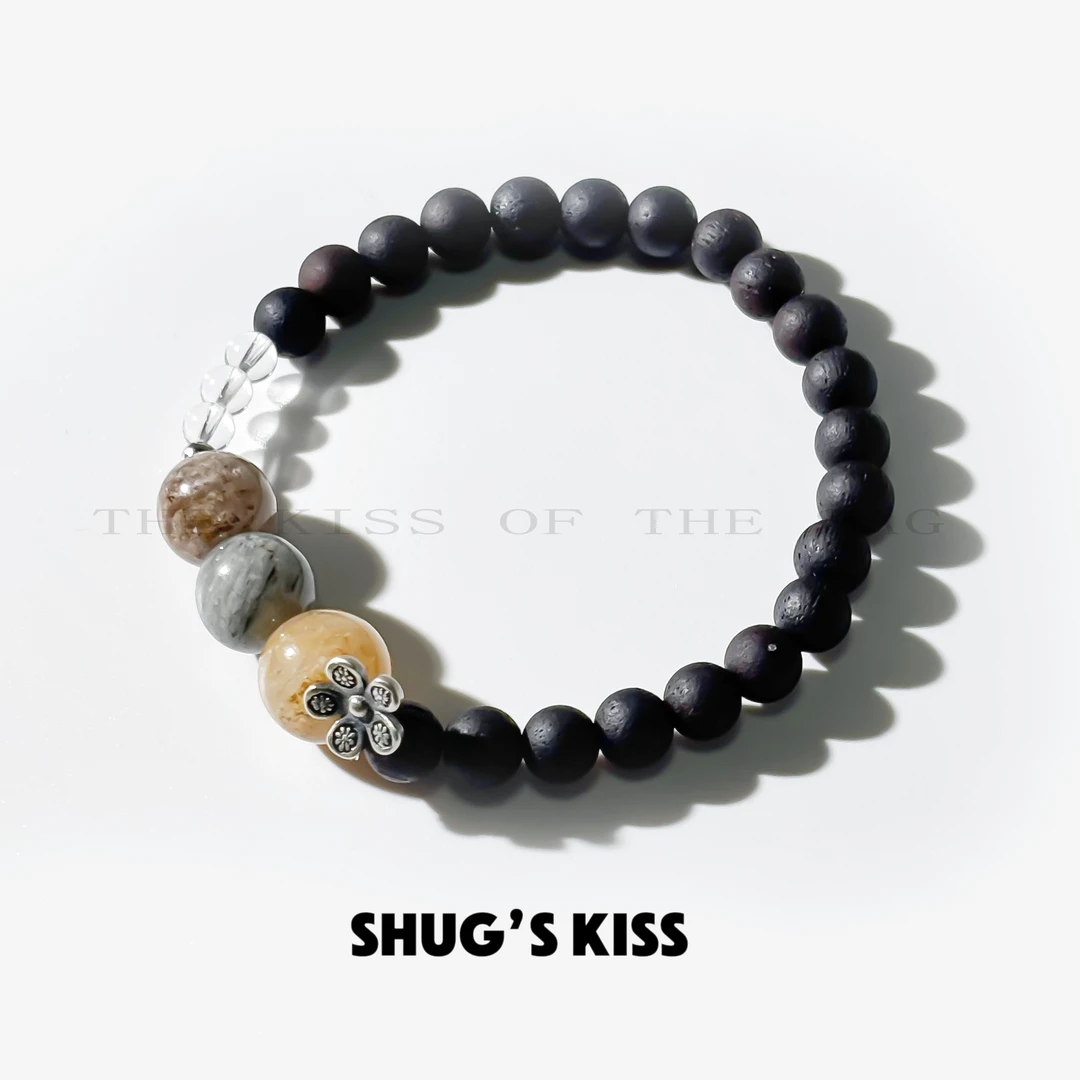 莎格之吻【福利款】【三色花】原创设计白水晶+千层幽灵SGZW