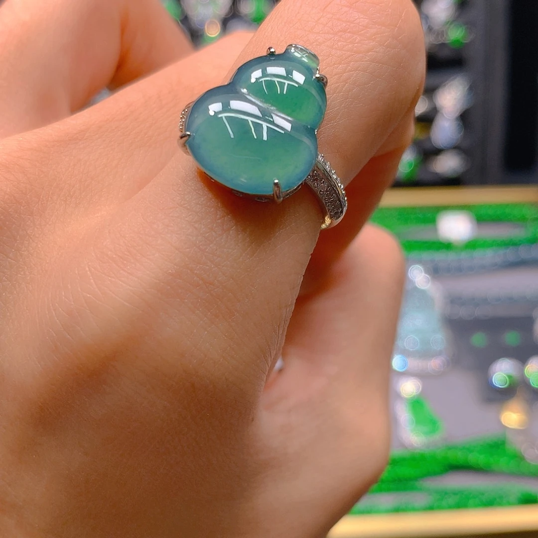 翡翠未镶嵌耳饰天然翡翠