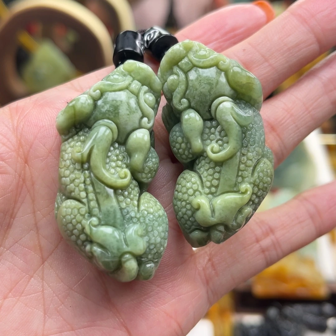 未镶嵌岫玉挂件挂件