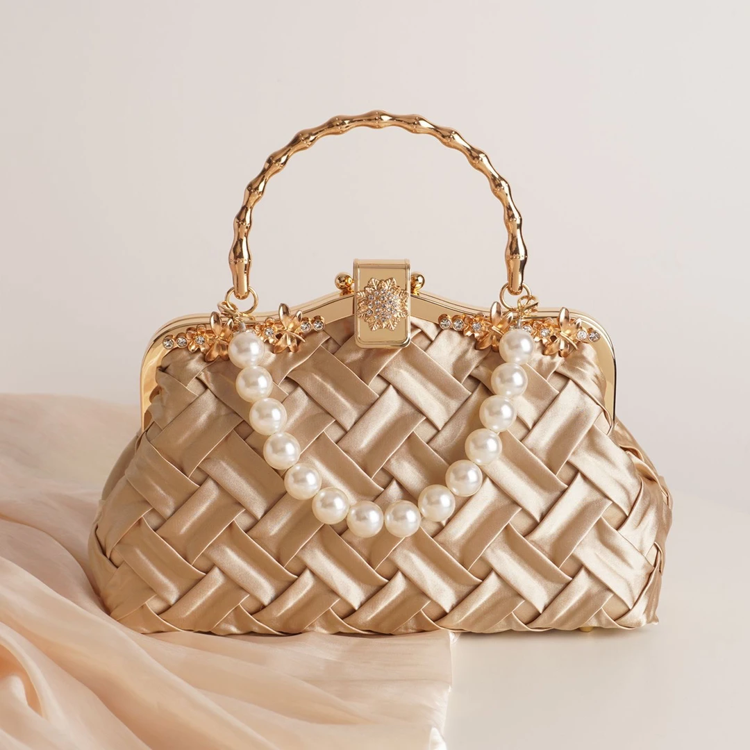 【富家千金】新中国式国风晚宴包气质缎面优雅百搭高级时尚小众宴会